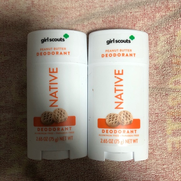 2 Native x Girl Scouts Peanut Butter Deodorant - Limited Edition - New Sealed - Picture 1 of 2